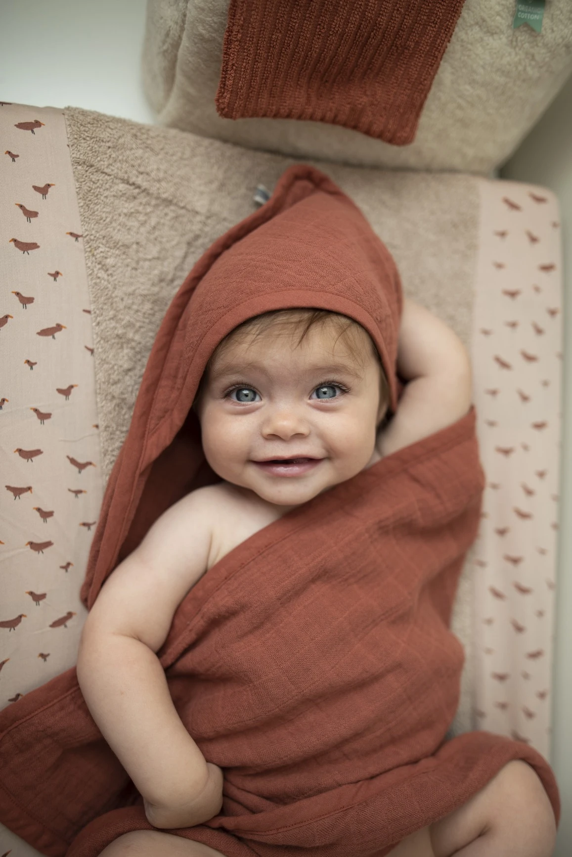 Hooded Towel - Bliss Rust 4 Hooded Towel - Bliss Rust - Image 2