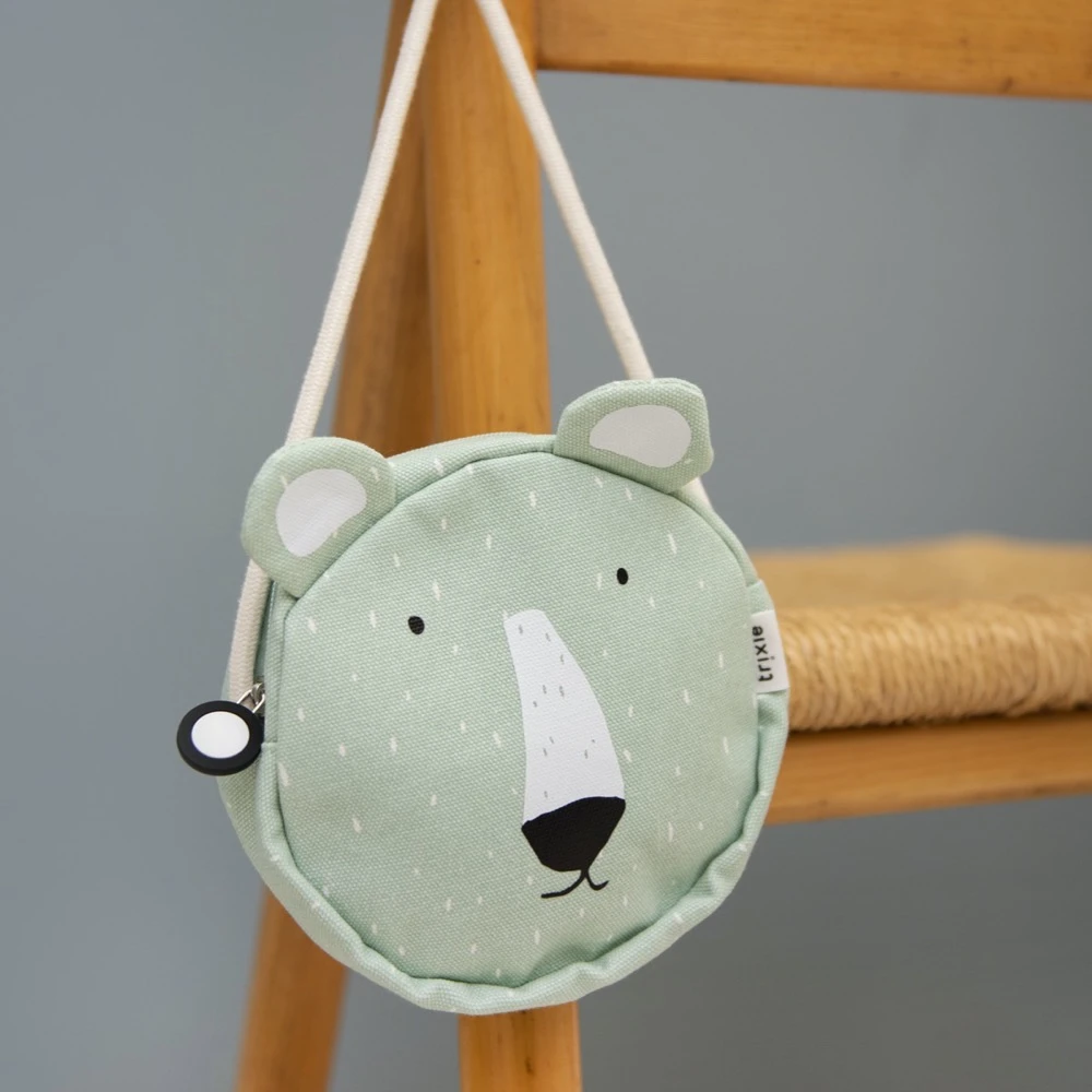 Round Purse - Mr. Polar Bear 5 Round Purse - Mr. Polar Bear - Image 3