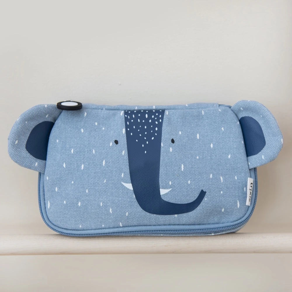 Pencil Case Rectangular - Mrs. Elephant 4 Pencil Case Rectangular - Mrs. Elephant - Image 2