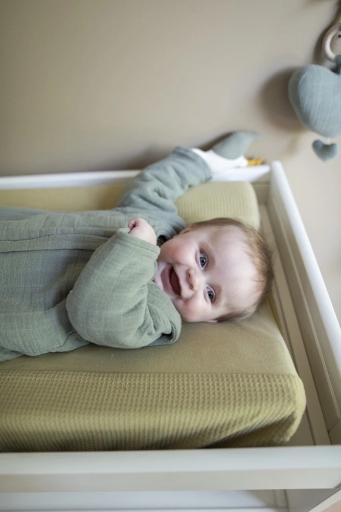 Changing Pad Cover | 70x45cm - Cocoon Lemongrass 4 Changing Pad Cover | 70x45cm - Cocoon Lemongrass - Image 2