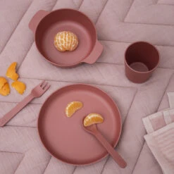 PLA Plate 2-pack - Rose 9 PLA Plate 2-pack - Rose -Baby Products Store LS 95 357 1