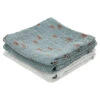 Muslin Cloths 3-pack Mix | 55x55cm - Playful Pup -Baby Products Store P 09 075 1