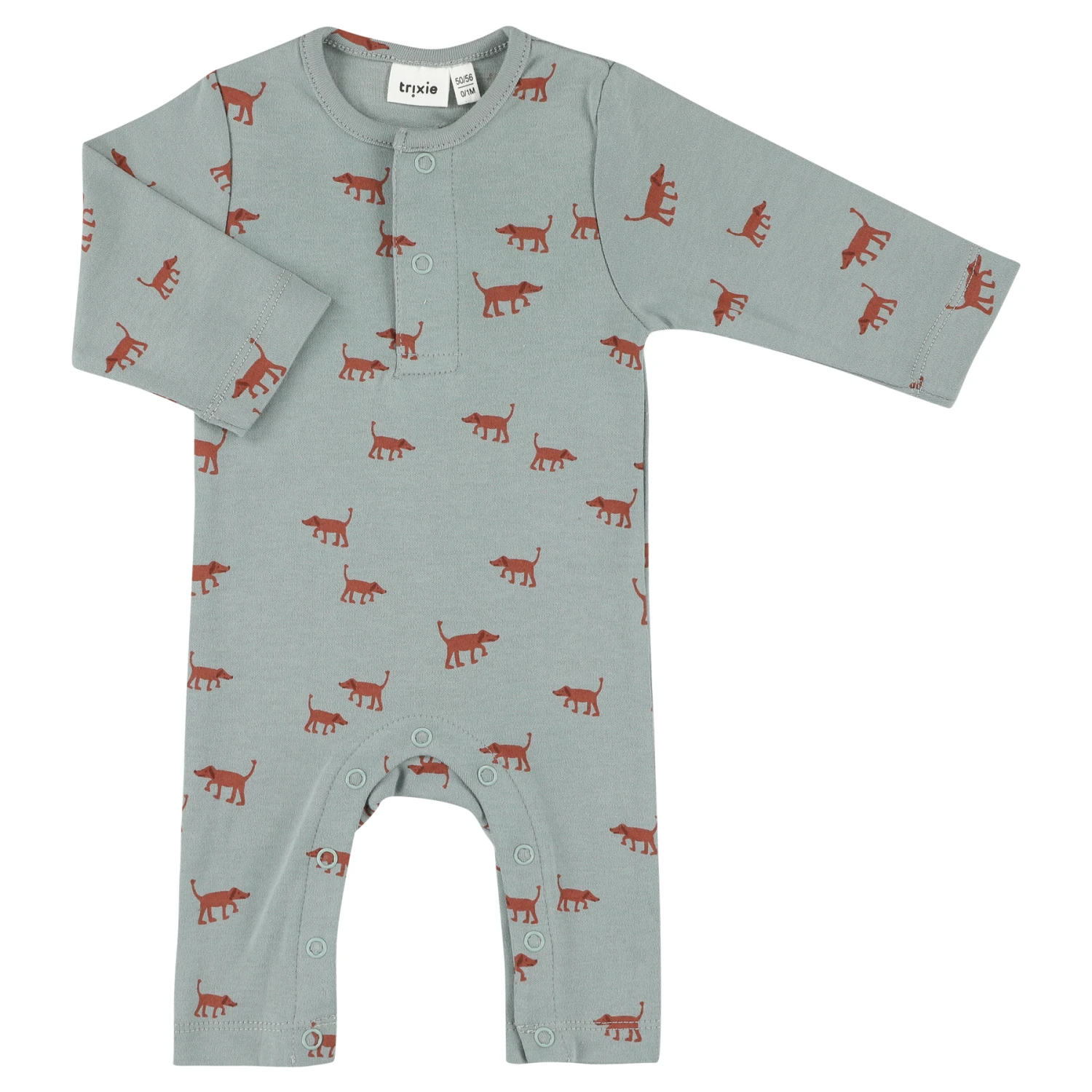 Onesie Long - Playful Pup 3 Onesie Long - Playful Pup
