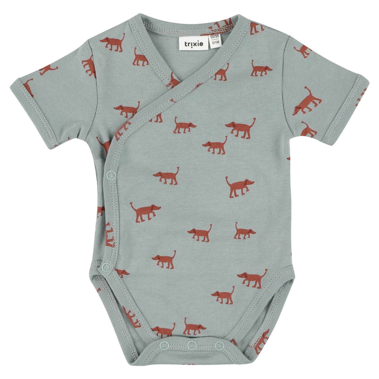 Cross-over Body Short - Playful Pup 3 Cross-over Body Short - Playful Pup