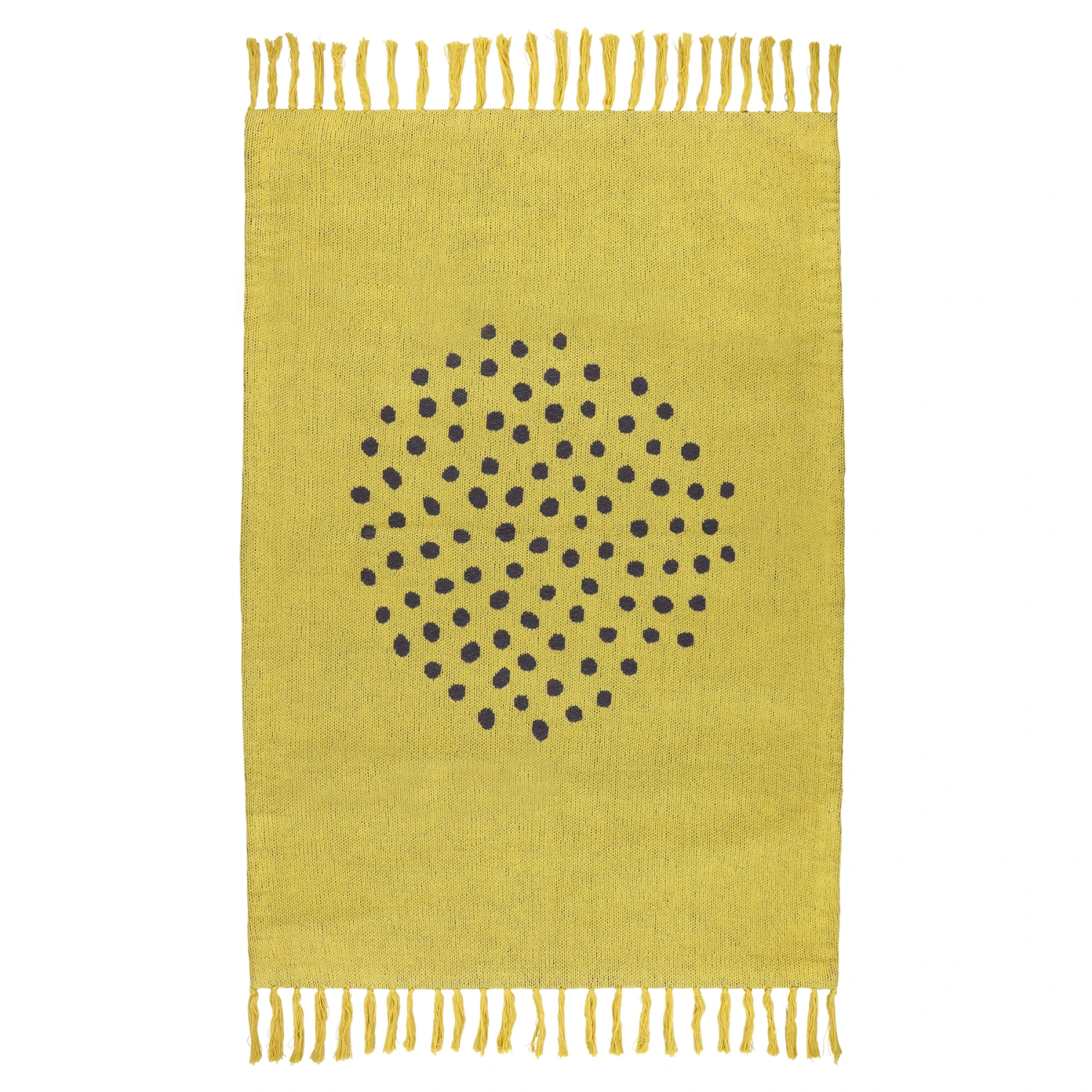 Knitted Rug - Sunny Spots 3 Knitted Rug - Sunny Spots