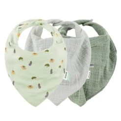 Bandana Bib 3-pack Mix - Friendly Vegetables