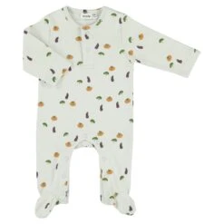 Onesie With Feet - Friendly Vegetables