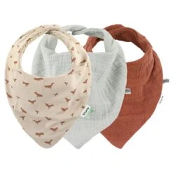 Bandana Bib 3-pack Mix - Babbling Birds