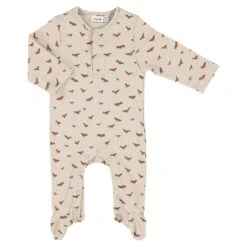 Onesie With Feet - Babbling Birds