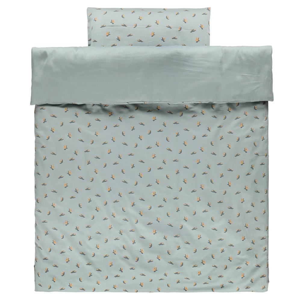 Cot Duvet Cover - Peppy Penguins 3 Cot Duvet Cover - Peppy Penguins