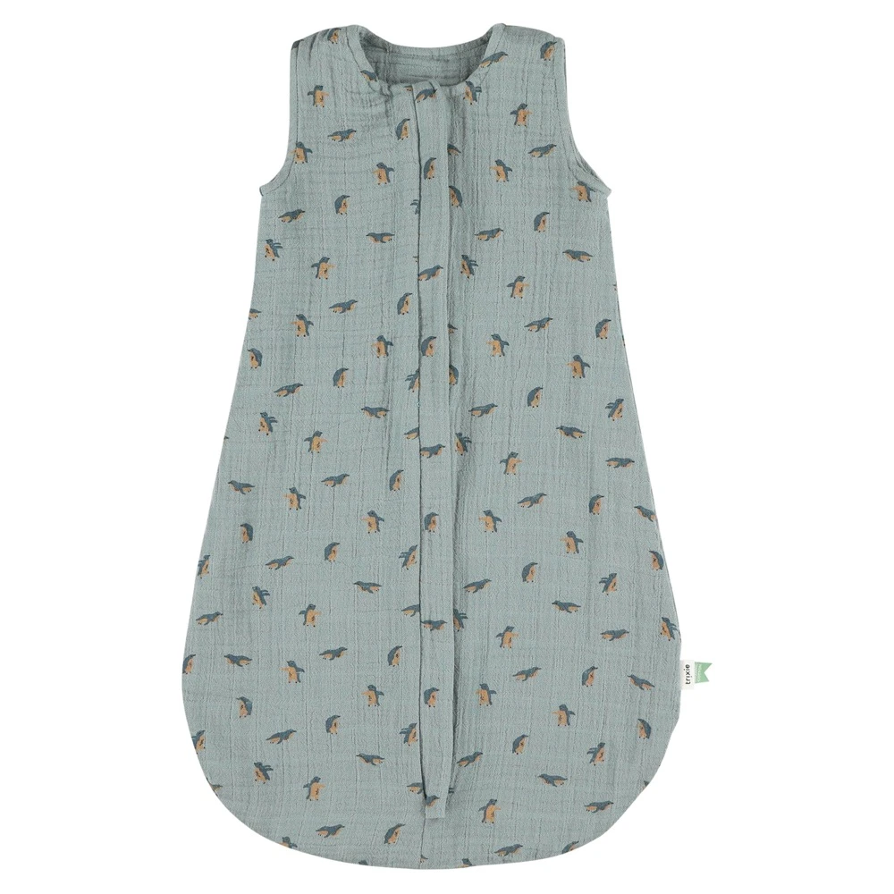 Muslin Sleeping Bag | 70cm - Peppy Penguins 3 Muslin Sleeping Bag | 70cm - Peppy Penguins
