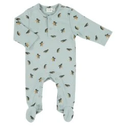 Onesie With Feet - Peppy Penguins