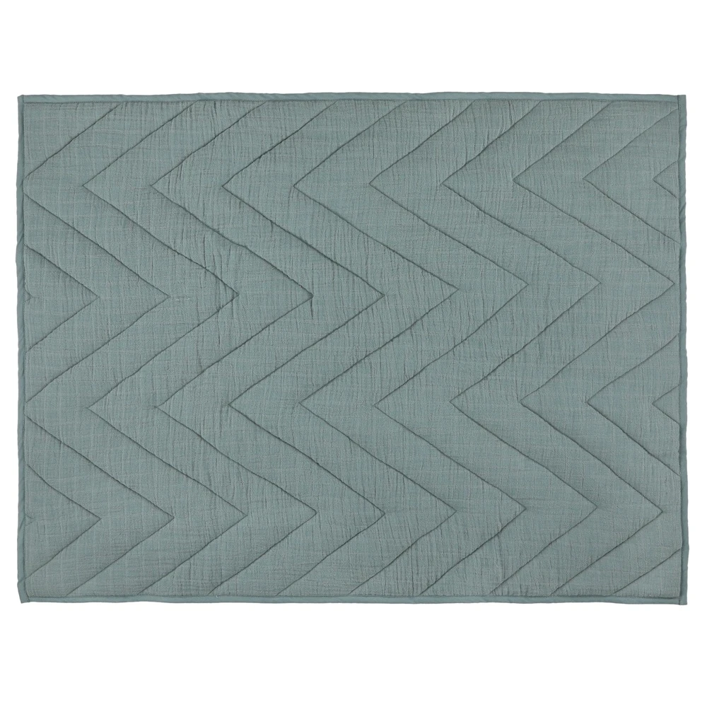 Cotton Blanket | 75x100cm - Bliss Petrol 4 Cotton Blanket | 75x100cm - Bliss Petrol - Image 2