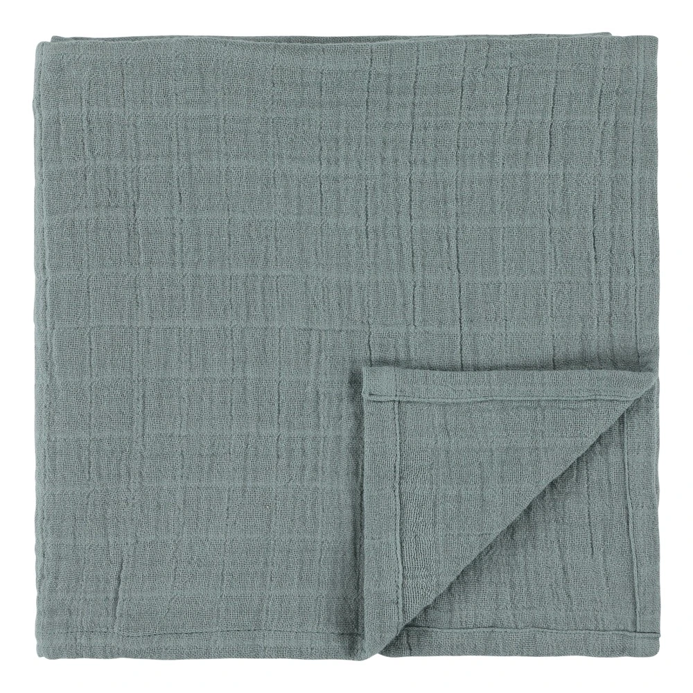 Muslin Cloths | 110x110cm - Bliss Petrol 3 Muslin Cloths | 110x110cm - Bliss Petrol