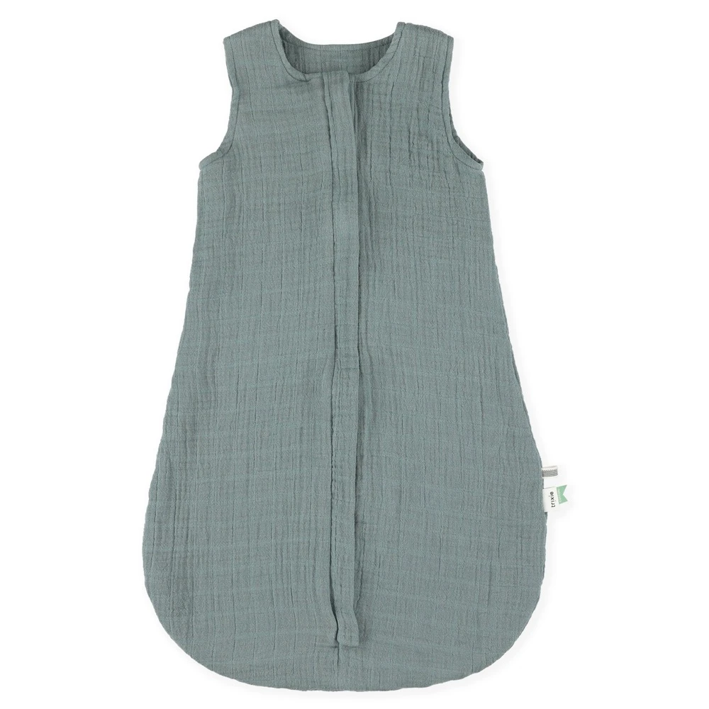 Muslin Sleeping Bag | 70cm - Bliss Petrol 3 Muslin Sleeping Bag | 70cm - Bliss Petrol