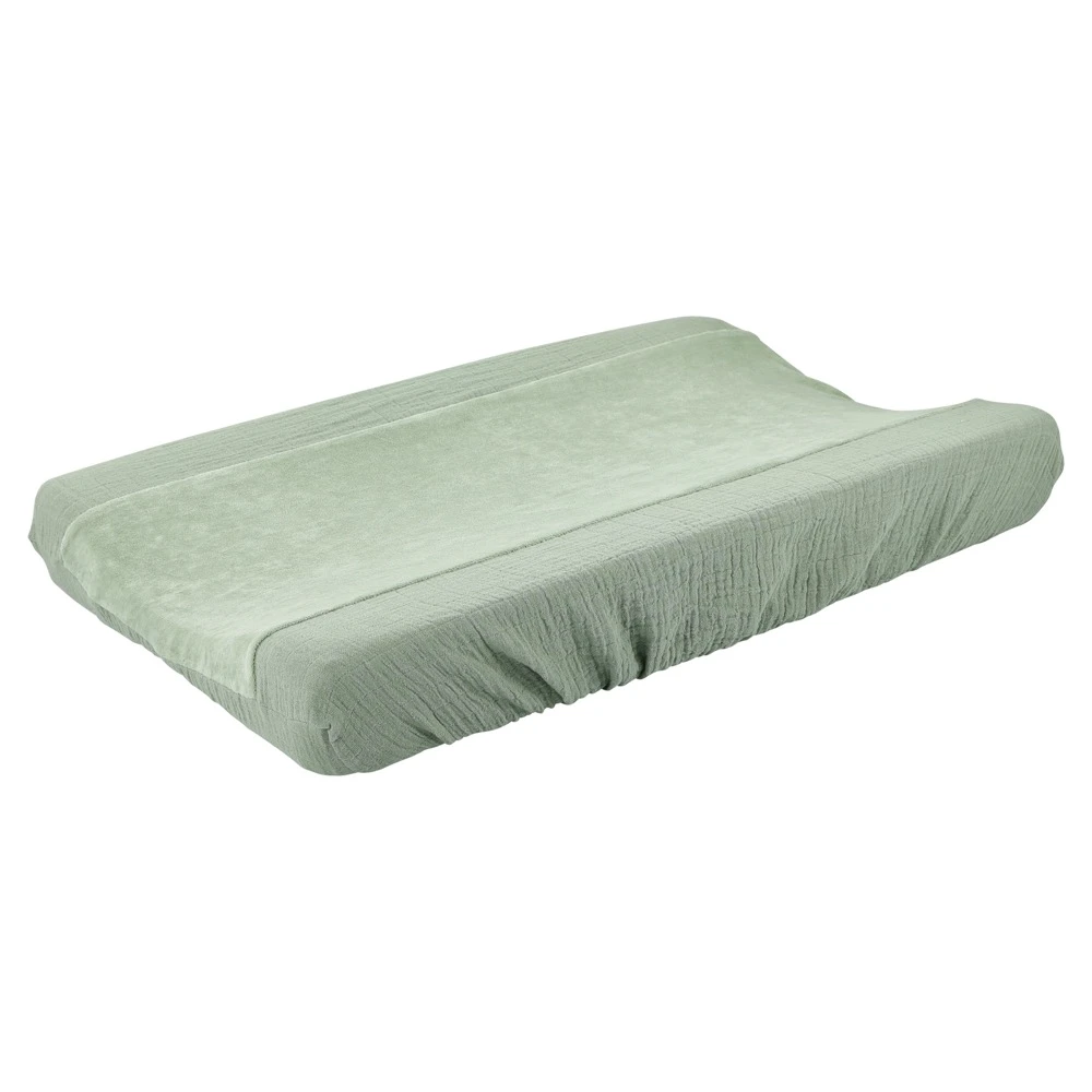 Changing Pad Cover | 70x45cm - Bliss Olive 3 Changing Pad Cover | 70x45cm - Bliss Olive