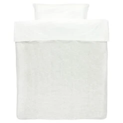 Cot Duvet Cover - Powder Stripes