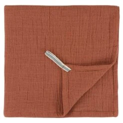 Muslin Cloths | 110 X 110 Cm - Bliss Rust