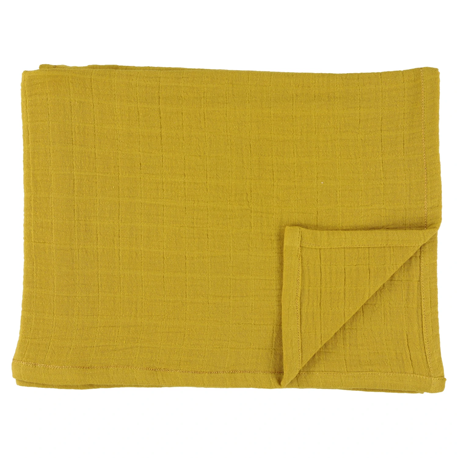 Muslin Cloths | 110 X 110 Cm - Bliss Mustard 3 Muslin Cloths | 110 X 110 Cm - Bliss Mustard