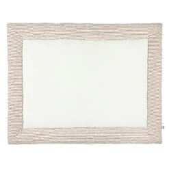Playpen Mat - Stripes Rust