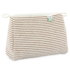 Toiletry Bag - Stripes Rust