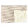 Fleece Blanket | 75x100cm - Stripes Rust -Baby Products Store P 72 065 1