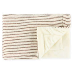 Fleece Blanket | 75x100cm - Stripes Rust