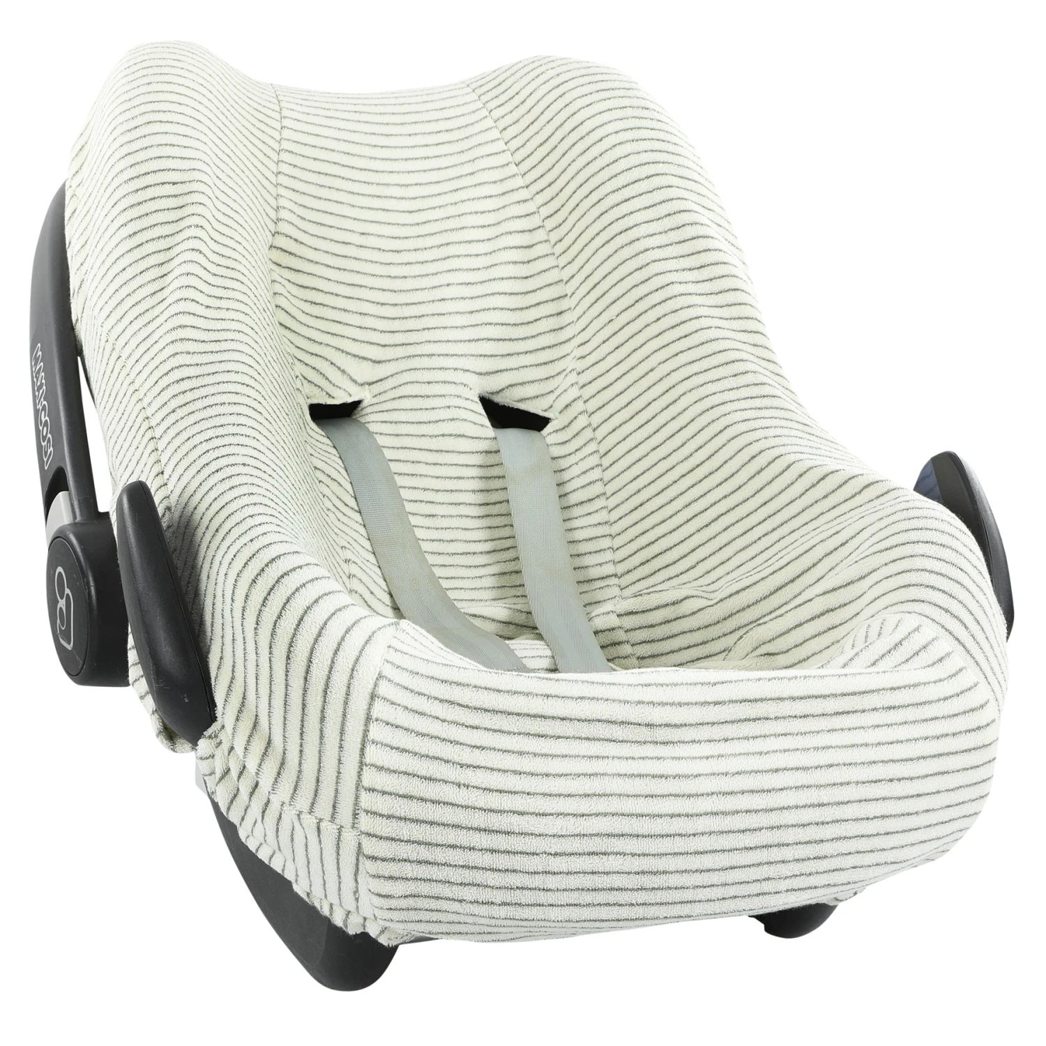 Car Seat Cover | Pebble(Plus)/Rock/Pro I - Stripes Olive 3 Car Seat Cover | Pebble(Plus)/Rock/Pro I - Stripes Olive