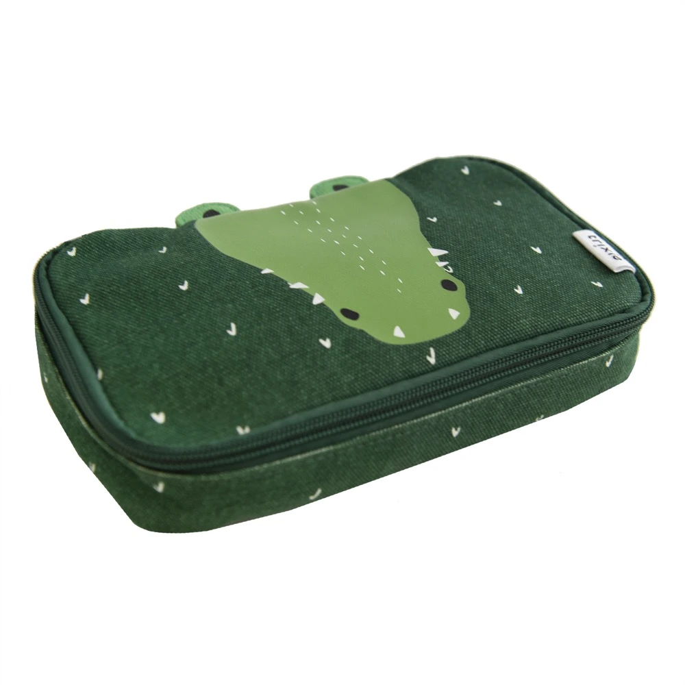 Pencil Case Rectangular - Mr. Crocodile 3 Pencil Case Rectangular - Mr. Crocodile