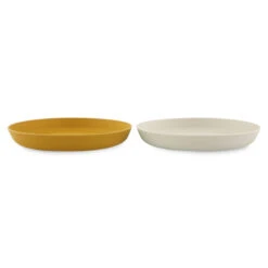 PLA Plate 2-pack - Mustard -Baby Products Store P 95 367 2