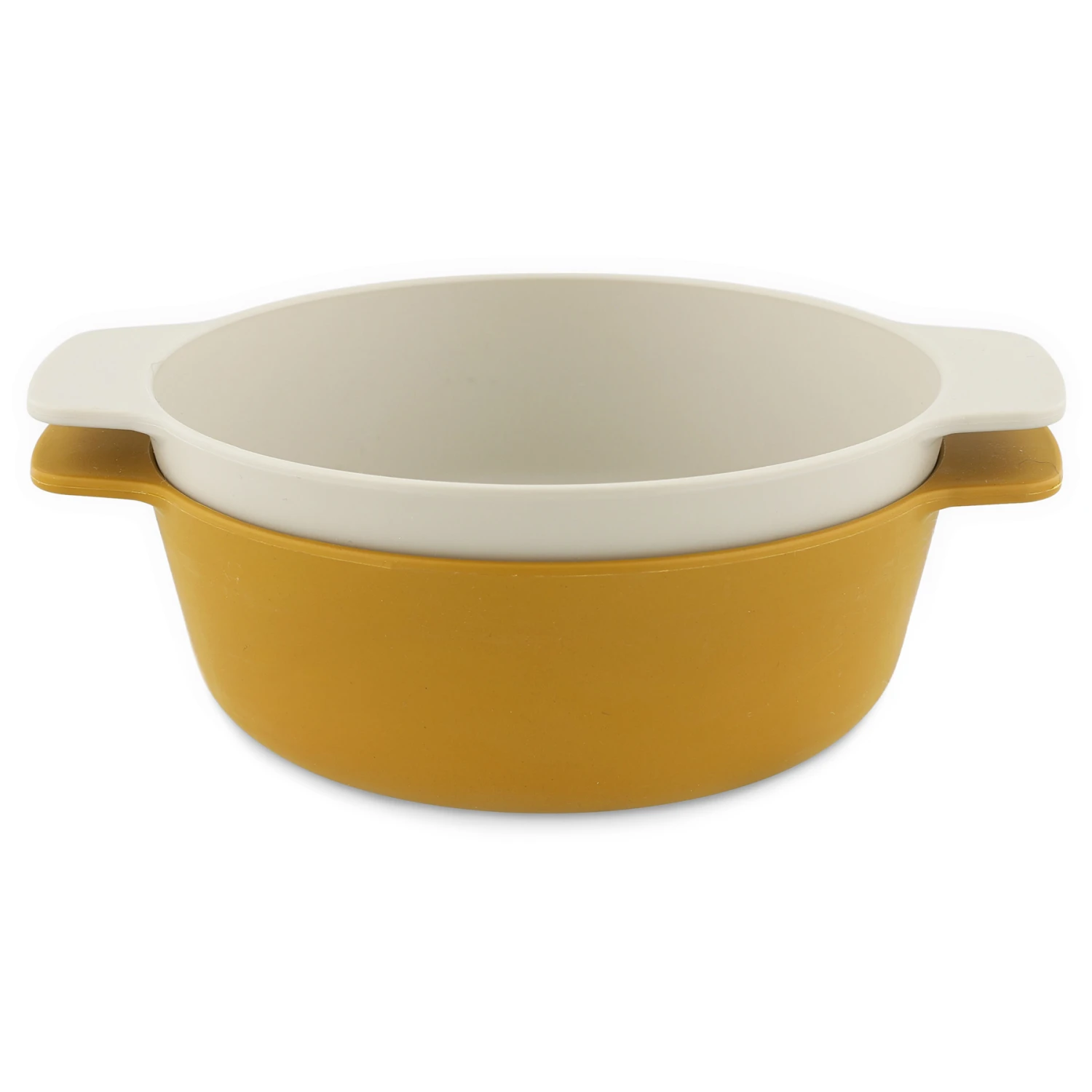 PLA Bowl 2-pack - Mustard 3 PLA Bowl 2-pack - Mustard